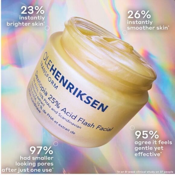 Ole Henriksen DEWTOPIA 25% ACID FLASH FACIAL MASK NWT - Picture 5 of 8